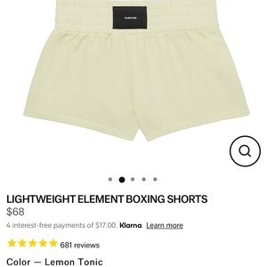 Yellow talentless boxer shorts elements collection